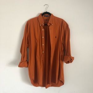 Vintage | Ralph Lauren Long Sleeve Shirt, Orange